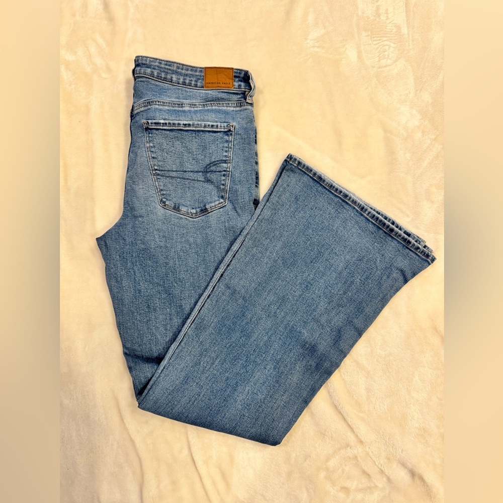 NEW- American Eagle Outfitters Blue Flare Jeans